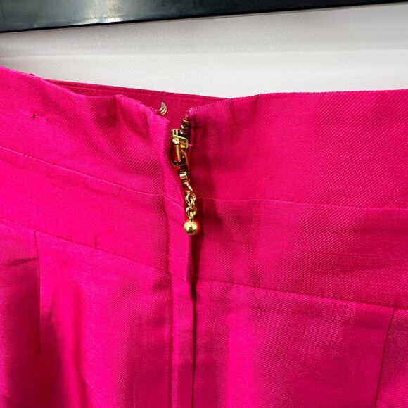 KATE SPADE Pink Silk Taffeta Skirt // 4 - Picture 8 of 9